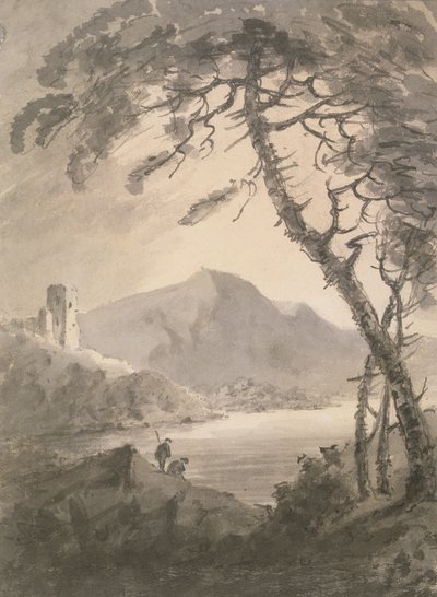 Paysage avec château en ruine - Rev. William Gilpin